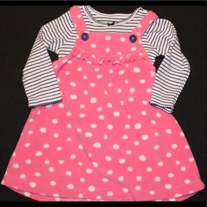 Carter’s 12 Month Fleece Long Sleeve Jumper Dress